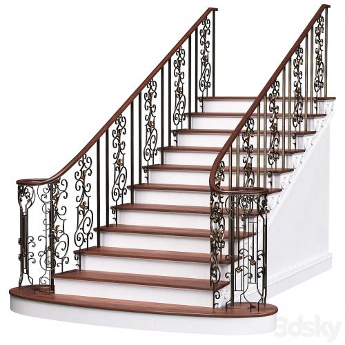 Classic interior stairs