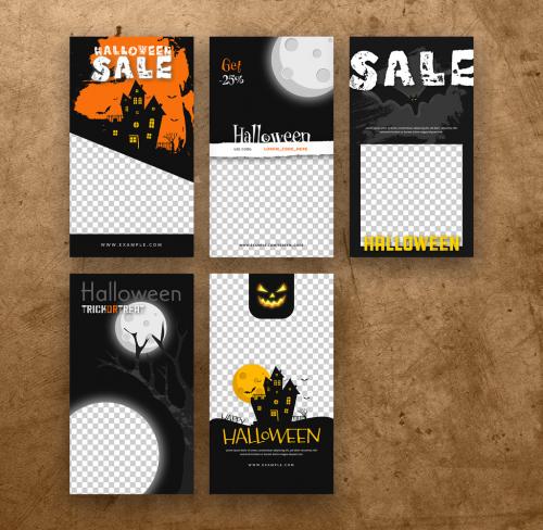 Halloween Social Story Layouts - 381433672