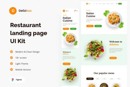 Restaurant Website Landing Page