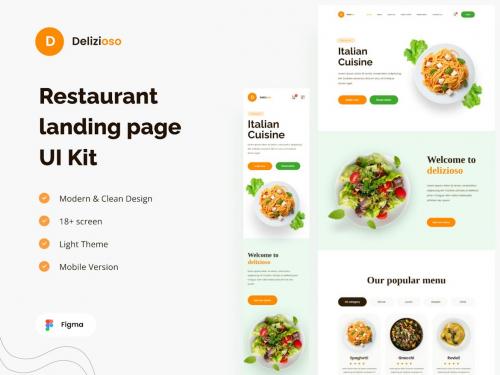 Restaurant Website Landing Page