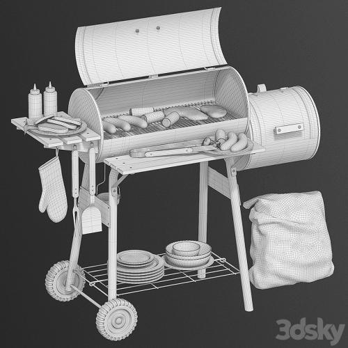 Charcoal grill BBQ