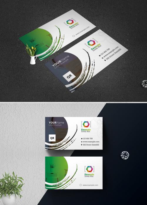 Shoot Studio Business Card Layout - 381490665