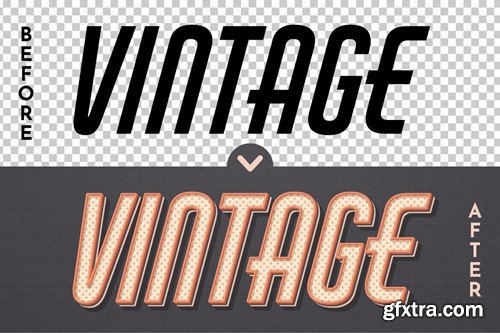 Vintage Editable Text Effect, Graphic Style YYS7Z5Y