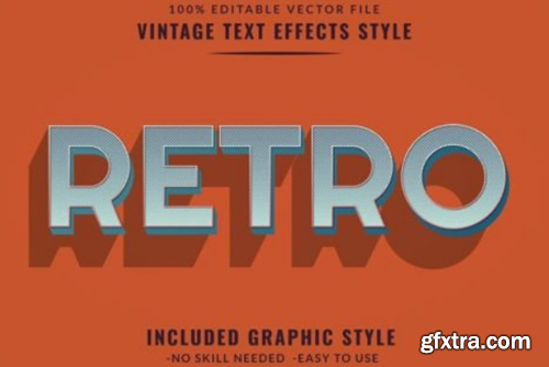 Retro Editable Text Effect