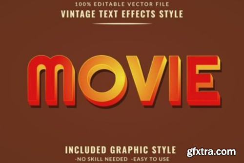 Retro Editable Text Effect