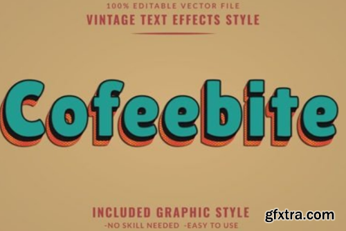 Retro Editable Text Effect