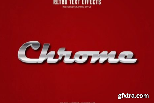 Editable Retro Vector Text Effect