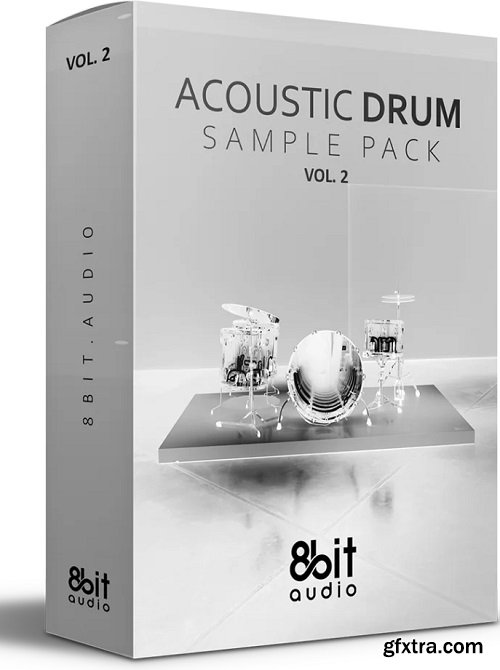 8bit Audio Acoustic Drum Sample Pack Vol 2