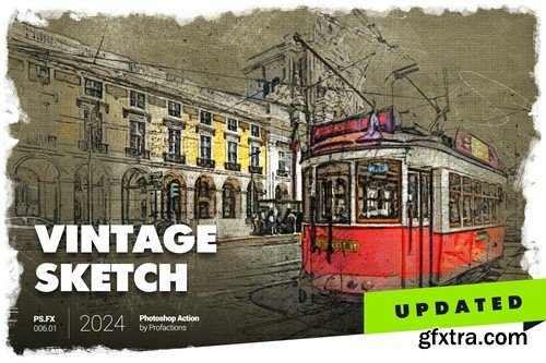 Vintage Sketch Photoshop Action 4D2575F