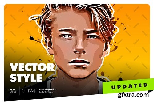 Vector Style Photoshop Action E8579EB