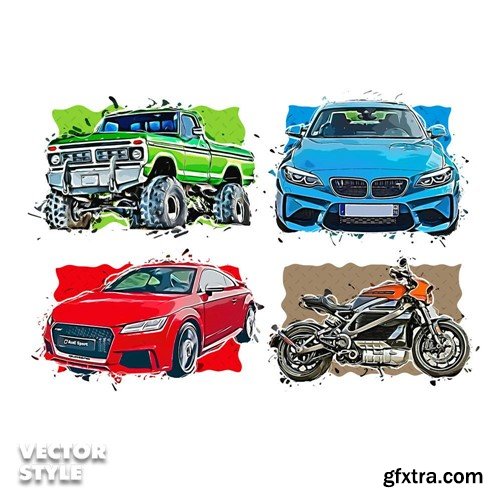 Vector Style Photoshop Action E8579EB