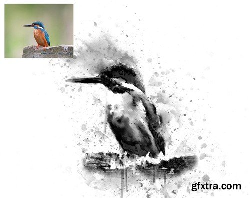 Ink Art Photoshop Action BFKTEAL