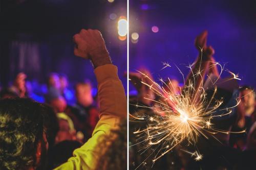 Burning Sparkler Overlays