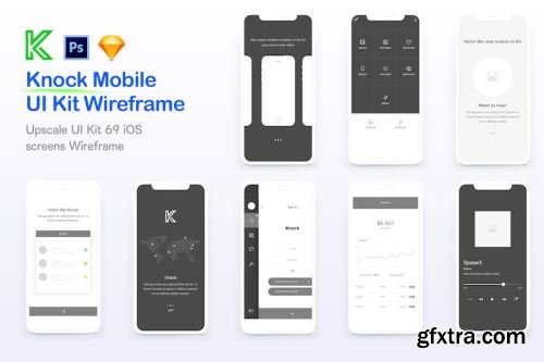 App UI Kit Design Pack 19 14xSKETCH