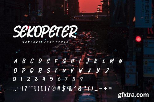 Sekopeter Font. 8QN7BD2