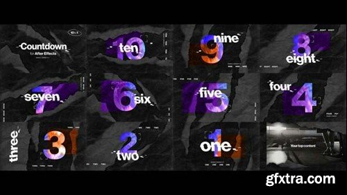 Videohive Top 10 Countdown Video Template 50433818