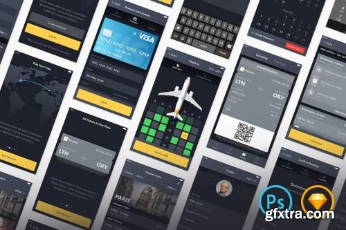 App UI Kit Design Pack 20 13xSKETCH