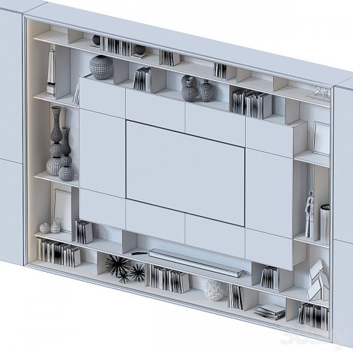 TV wall 041. (3 sizes)