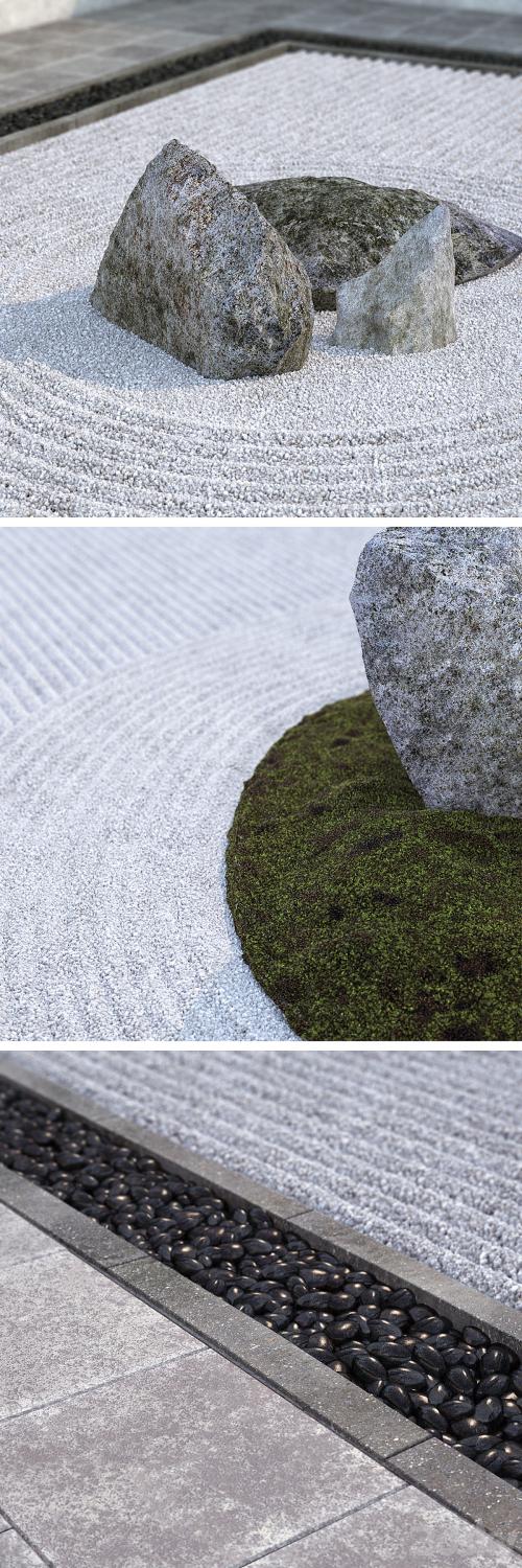 Japanese Zen Rock Garden