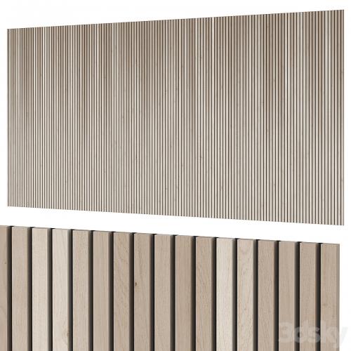 Panels with slats