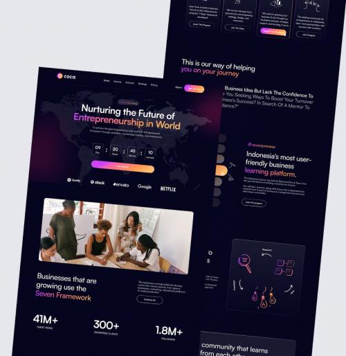 coca - Sales & MarketingLanding Page