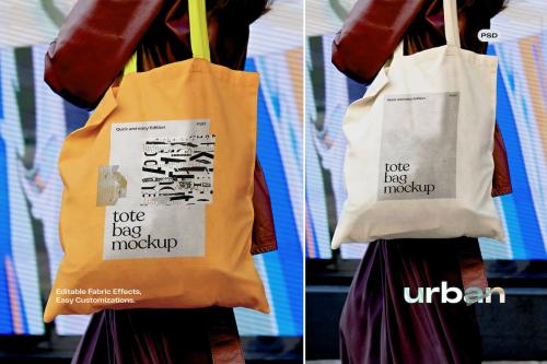 Tote Bag Mockup Urban