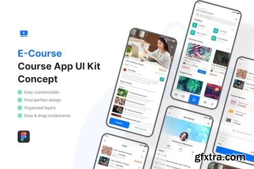 App UI Kit Design Pack 6 14xFIG