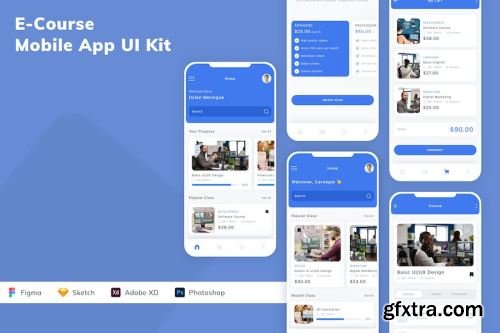 App UI Kit Design Pack 6 14xFIG