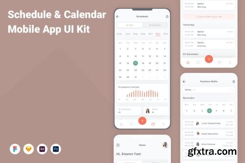 App UI Kit Design Pack 5 14xFIG