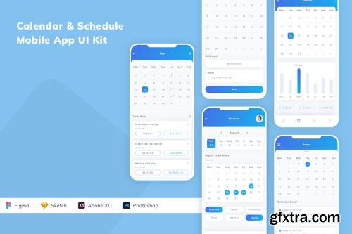 App UI Kit Design Pack 5 14xFIG