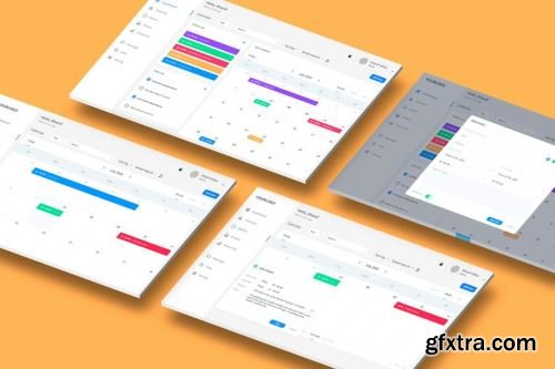 App UI Kit Design Pack 5 14xFIG