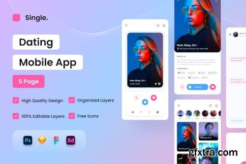 App UI Kit Design Pack 8 15xFIG