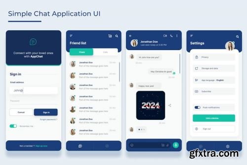 App UI Kit Design Pack 8 15xFIG