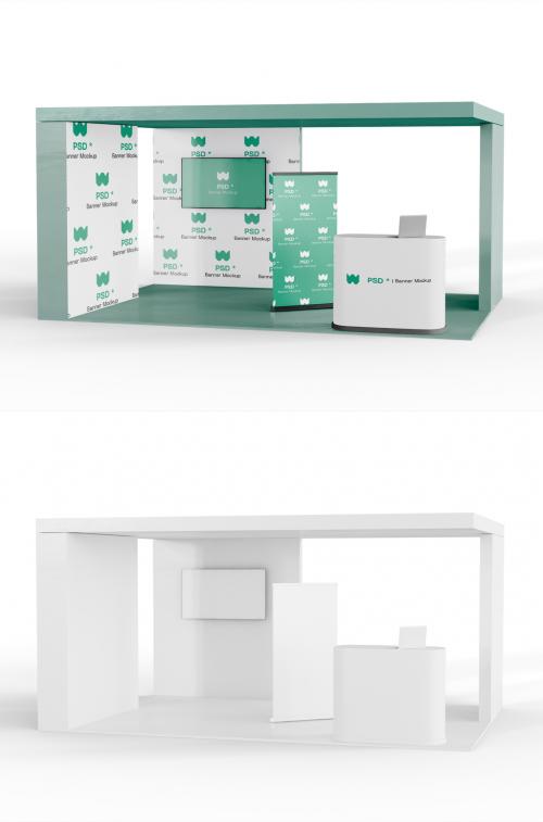 Exhibition Stands Mockup - 383127428