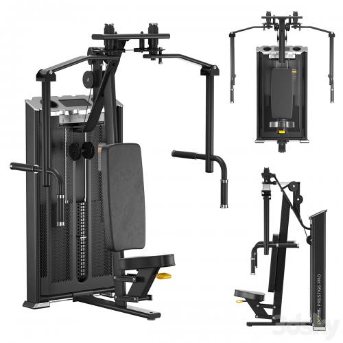 DHZ Fitness E-7007A Pearl DeltPec Fly Butterfly - rear delts