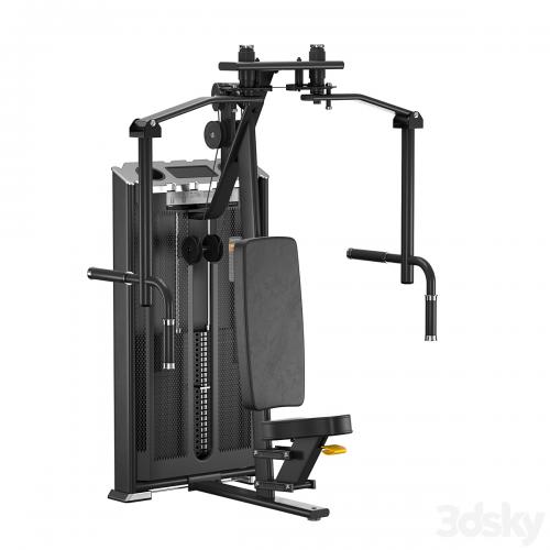 DHZ Fitness E-7007A Pearl DeltPec Fly Butterfly - rear delts