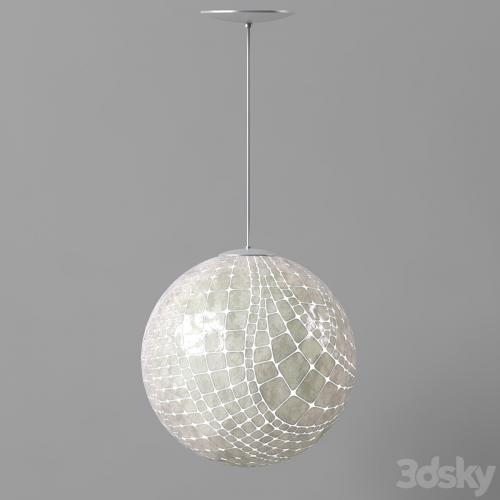 CAPIZ BALL PENDANT