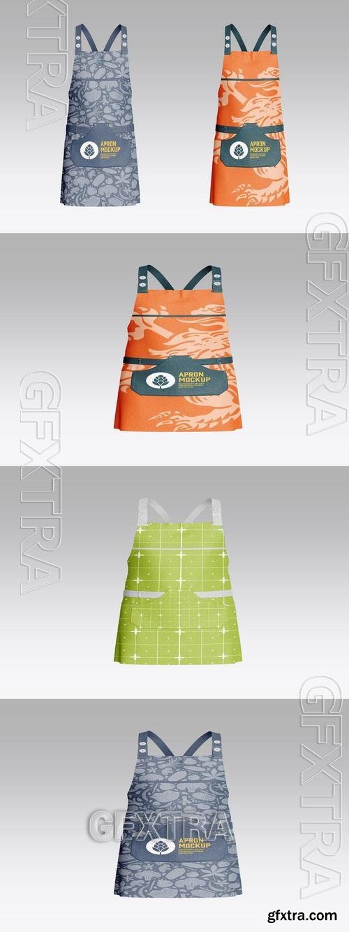 Professional Apron Mockup EBD5ELJ