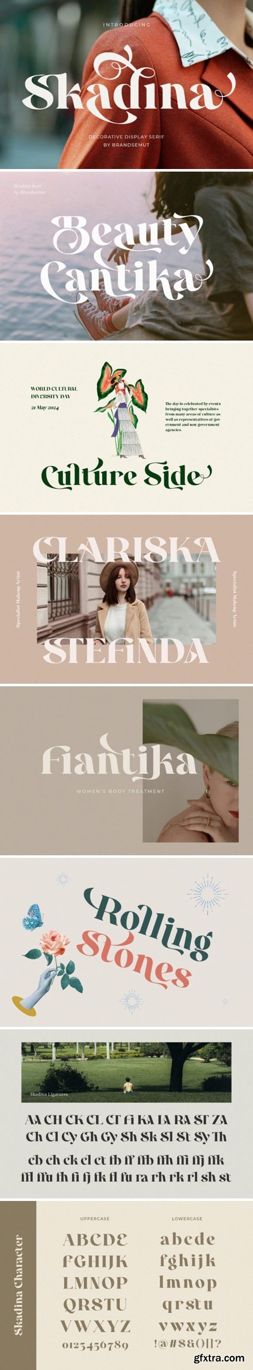 CM - Skadina - Decorative Display Serif 92003394