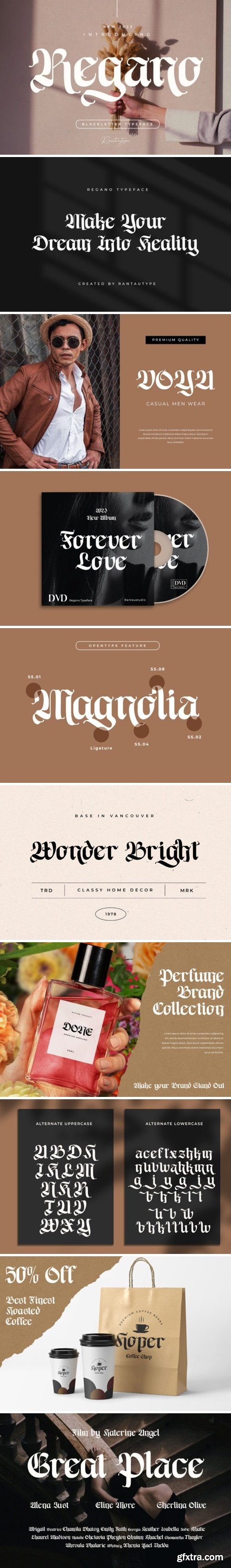 CM - Regano Classic BlackLetter Font 91655198