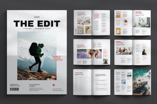 Summer Magazine Template