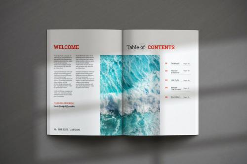 Summer Magazine Template