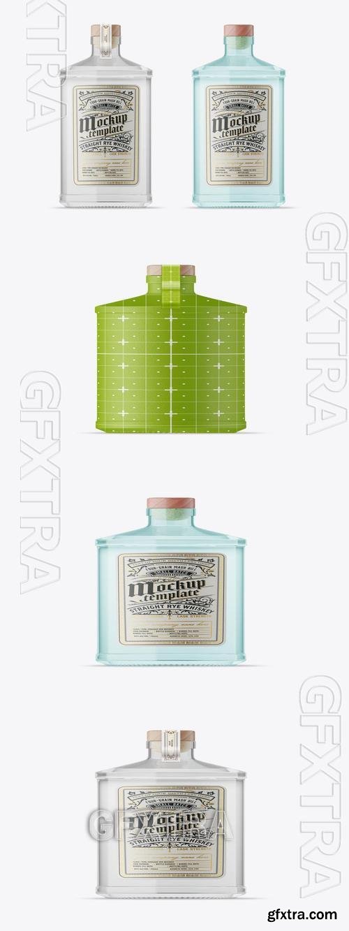 Liquor Glass Bottle Mockup 5SN5UKJ