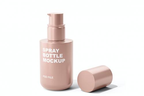 Luxury Cosmetic Spray Bottle Mockup Vol.1