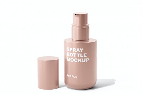 Luxury Cosmetic Spray Bottle Mockup Vol.1