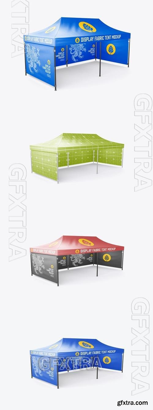 Fabric Display Tent Mockup DEUF377