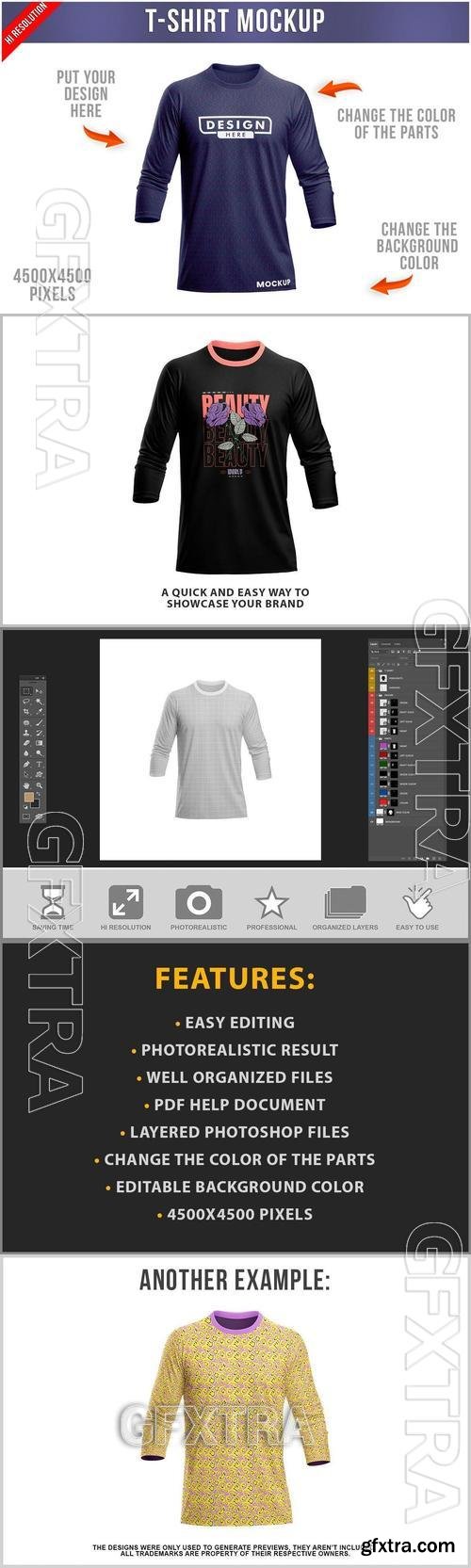 T-Shirt Mockup Front View 2E26W3X