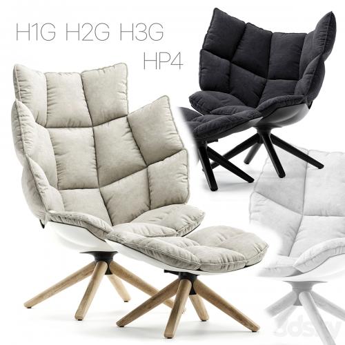 Armchair B&B Italia Husk (H1G H2G H3G HP4)