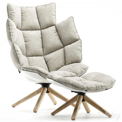 Armchair B&B Italia Husk (H1G H2G H3G HP4)