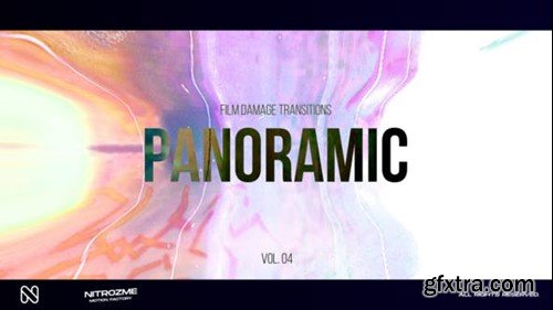 Videohive Film Damage Panoramic Transitions Vol. 04 50469624